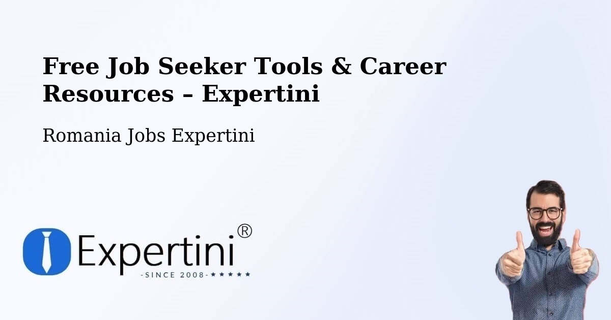 Free Job Seeker Tools & Career Resources – Deag - Deag, Romania Jobs Expertini